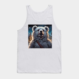 Teddy celebrating New Year Tank Top